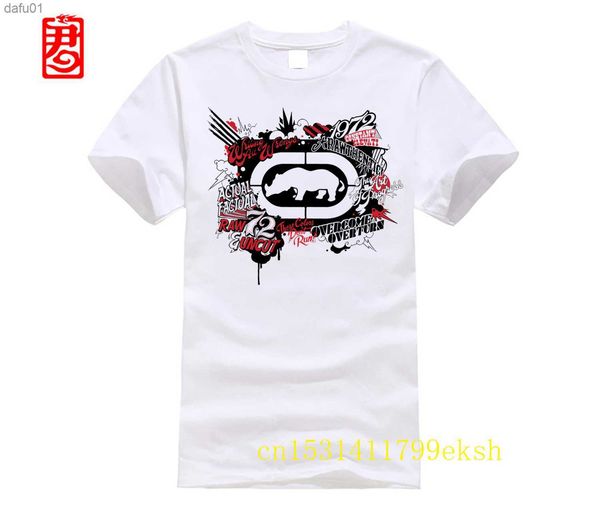 

men's t-shirts ecko_unltd custom men white t-shirt tee 2023 fashion t shirt tee 2023 tees black size s-3xl funny t-shirt tee l230520, White;black