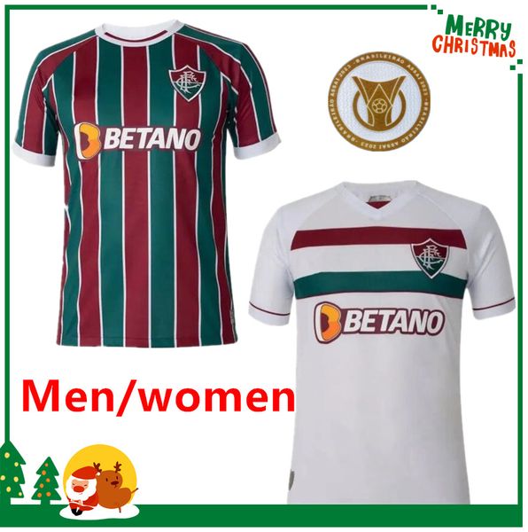 

2023 fluminense soccer jerseys 23 24 fc marcelo alan nino nonato felipe melo manoel ganso trindade fred football training shirt, Black;yellow