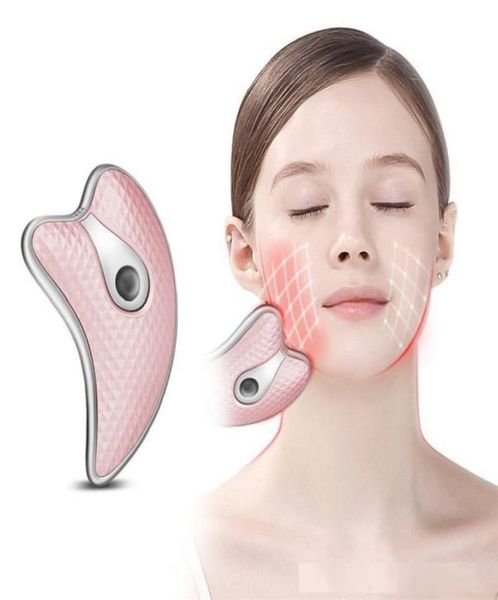 

vface skin instrument scrap plate facial lymphatic drainage scraping instrument micro electric scraping plate maquillaje1609266, Black;white