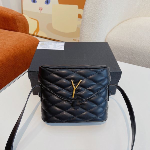 

22 bags autumn winter women's june quilted sheepskin leather shoulder bag