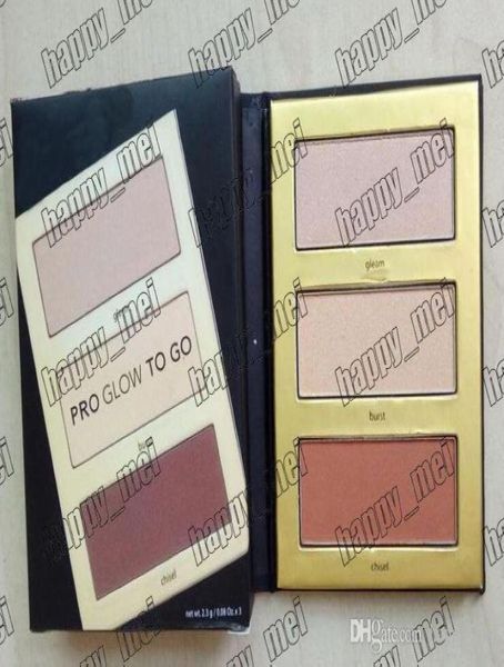 

epacket new makeup face pro highlight contour palette 3 colors powder8095207