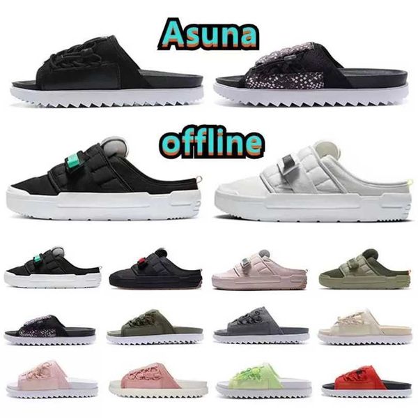 

asuna slippers offline sports sandals designer mens slides black menta anthracite electro orange vast grey slipper fashion women flip flops