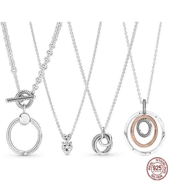 

925 sterling silver ladies fashion fit original pandora pendant diy necklace jewelry gift9022565