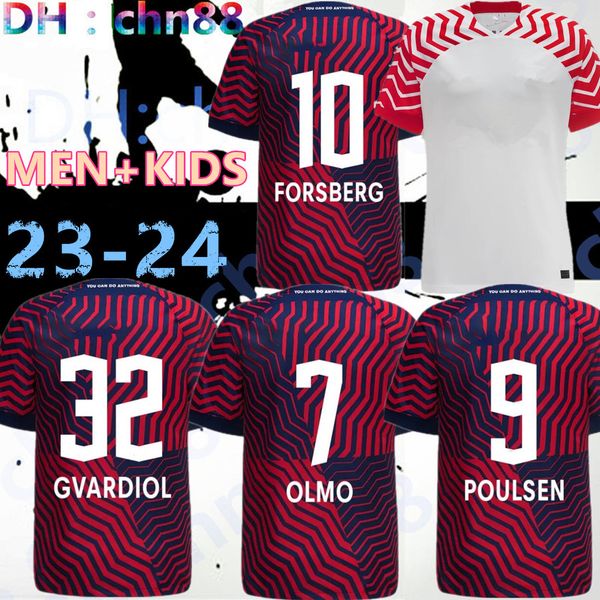 

2023 2024 rbl soccer jerseys leipziges on fire limited edition wenner #11 poulsen forsberg 22 23 bundesliga sabitzer camisetas de futbol men, Black;yellow