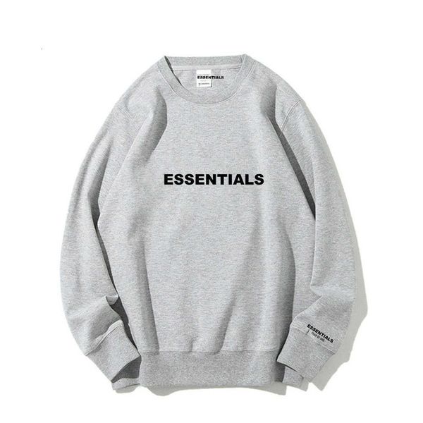 

men's hoodies fashion ess designer hoody ess brand same style printed round neck pullover sweater autumn winter coat, Black