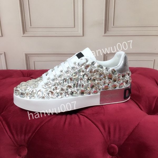

new designer sneakers calfskin casual shoes leather trainers all-match stylist sneaker leisure shoes platform lace-up, Black