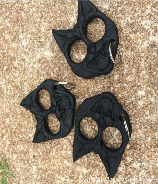 

cat head key chain finger ring knuckles mini knuckles women selfdefensesupplie emergencyset1311275