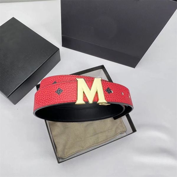 

mens designer woman belts black red white luxury belt cowhide retro western cintura waist adjustable leisure thick m womens belt designer bu, Black;brown