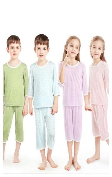 

sister and brother summer pajama family matching cool01237220294, Blue