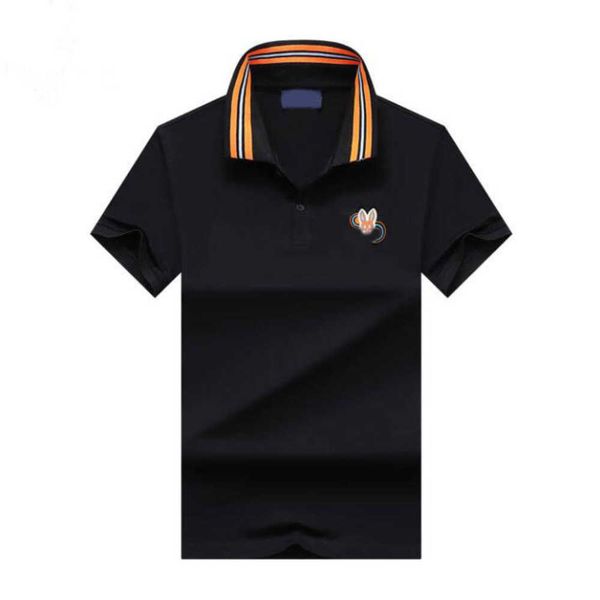 

fashion polo man mens polos poloshirt tee short sleeve t-shirts designer loose tees casual black white t shirt luxe plain shirts for men #00, White;black