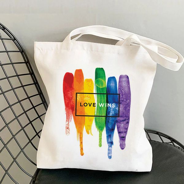 

rainbow lgbt lesbian gay pride bags i can't even think straight shopping bags