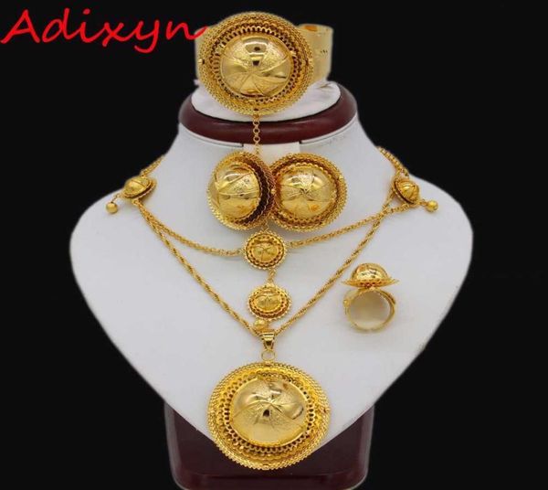 

adixyn ethiopian gold color jewelry sets for women africannigeriacongosudan eritrea habesha wedding bridal gifts h10224770965, Silver