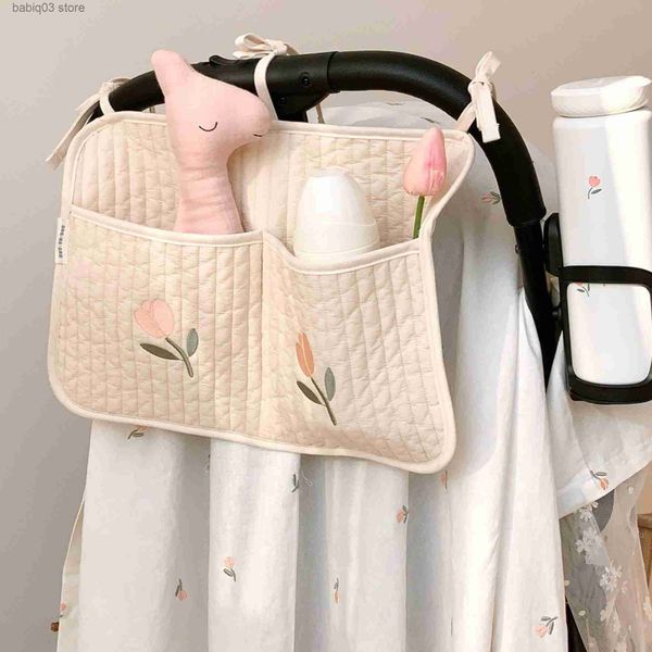 

diaper bags 2022 korea baby diaper bag hangable wet bag print nappy hag baby stroller accessories bottles hanging bags diaper 0rganizer bag