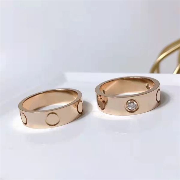 

nail ring gold ring wedding ring designer ring for woman diamond ring studded with titanium steel classic gold and silver roses available in