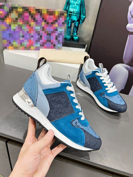 

2023 luxury men womens fashion shoes lace-up flat platform designer sneaker black genuine leather air cushion sneakers 0523