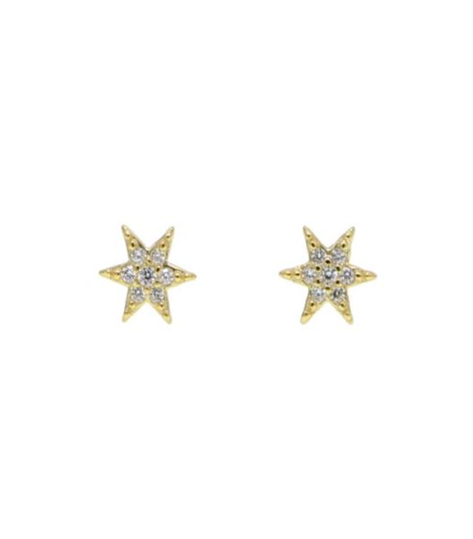 

tiny smal sunburst stud earring pure 925 sterling silver minimal jewelry dainty delicate pave cz tiny star multi piercing earring8803297, Golden;silver