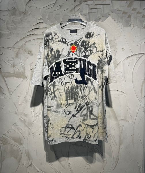 

men's plus tees & polos round t-shirt plus size neck embroidered and printed polar style summer wear with street pure cotton 3q2ef, Black;brown