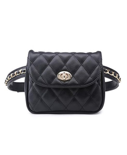 

women waist belt bag chain belt pack waist bag plaid small pu leather women bag travel bags casual waist pack5849038