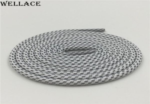 

weiou 3m refelective rope laces thick colorful glowing shoelaces round custom logo shoe laces latchet for trainers shoes 120cm6172828, White;pink