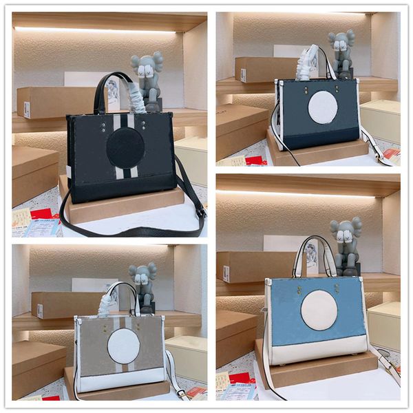 

field tote bag women designer large capacity dempsey canvas mommy shopping lady fashion leather crossbody shoulder handbag 30cm 22cm classic