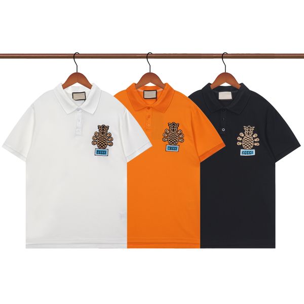 

30% off 2023 fashion men's designer t-shirt polo shirt men short sleeve original lapel shirt jacket sportswear jogging asian size m-3xl, White;black
