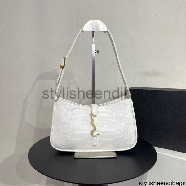 

stylisheendibags shoulder bags designer new metal buckle letter small square bag armpit one shoulder portable women's bag