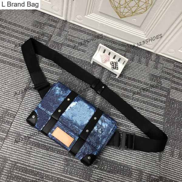 

l brand bag 22ss trunk shoulder bag designer men waist bag crossbody fashion casual luxury flap handabgs m57952 n50061 sopm, Black