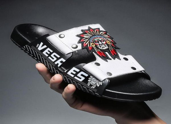 

slippers summer men shoes fashion clip toe casual buckle flip flops outdoor beach men039s flats shoes plus size man slippers9926658, Black