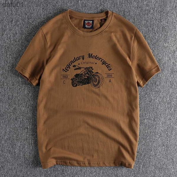 

men's t-shirts the summer new product simple retro motorcycle design short-sleeved man t-shirt trend n style slightly loose round-necke, White;black