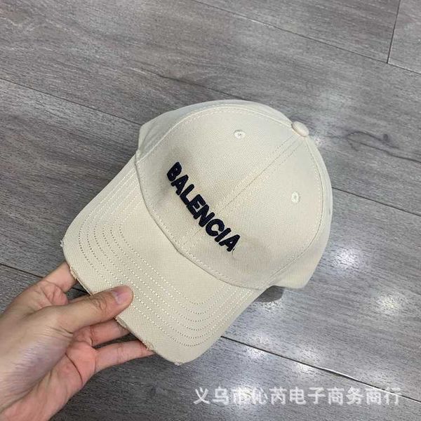 

designer luxury brand balencagia the correct version b family paris baseball cap lns cap hole decoration sunscreen cap female visor7tj1, Blue;gray
