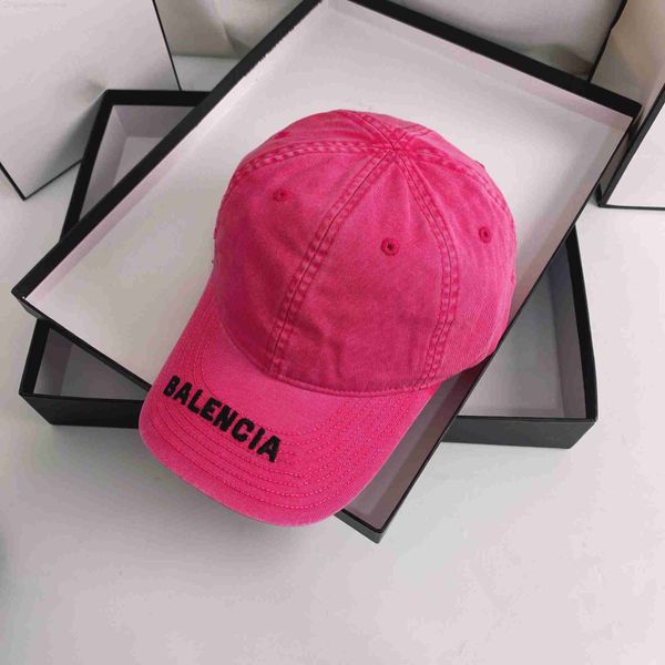 

designer luxury brand balencagia the correct version of home b is the new paris wash denim baseball cap ins letter embroidery fashion brand, Blue;gray