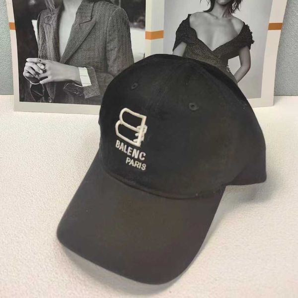 

designer luxury brand balencagia 2023 new baseball cap family b flat tongue hat women's ins fashion summer style round face fashion cou, Blue;gray