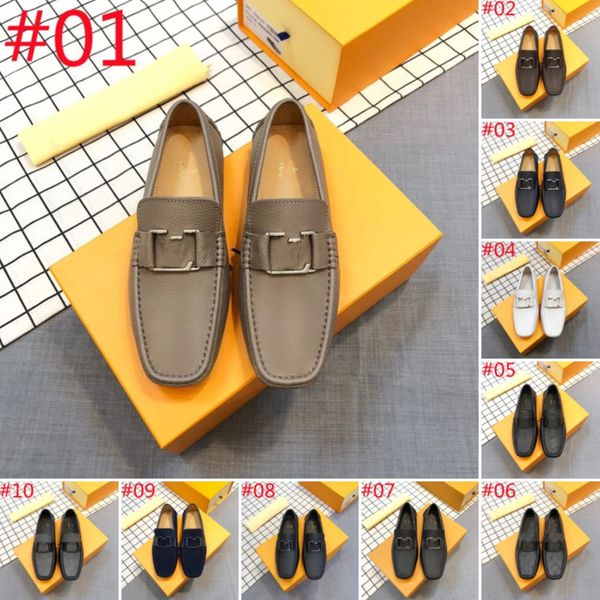 

handmade suede leather mens shoes casual luxury brand men designer loafers italian breathable driving shoes slip on moccasins men zapatos, Black