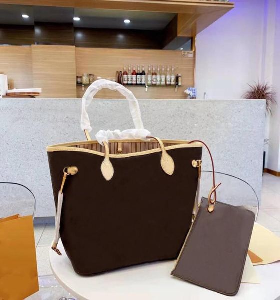 

2022 women handbags shopping bags 2piece large capacity floral totes purses fashion cross body shoulder bag medium szie flowers l1871021