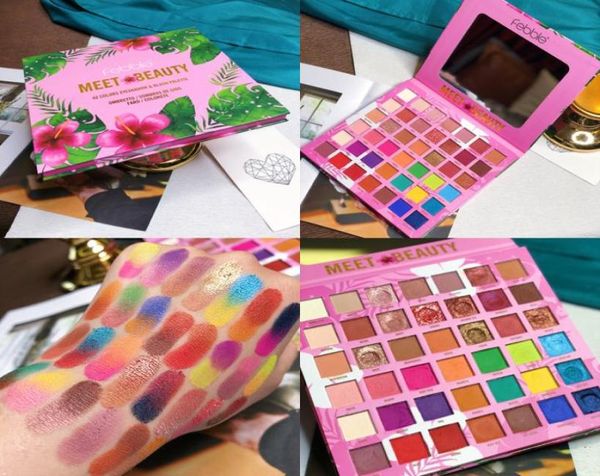 

summer 42 color makeup eyeshadow palette pigment glitter shimmer make up eye shadow professional1737482