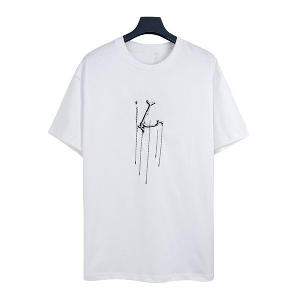 

men's t-shirt 2023 fashionable men's t-shirts lvity cotton anti-wrinkle printed alphabet couple viutonity casual wear student shor, White;black