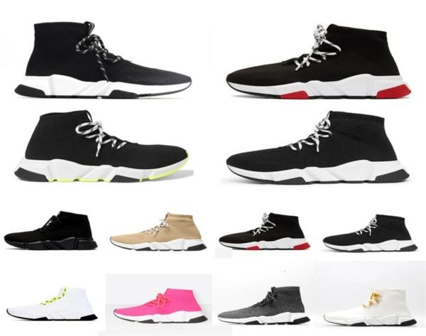 

2021 speed laceup 20 trainer men women casual shoes sneakers trainers black red white beige pink mens fashion sock socks boots u6021791