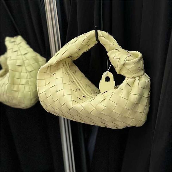 

luxury bottegas bag 23 mini woven jodie knot cloud underarm handle cowhide women's venetas leather tote handbags zc