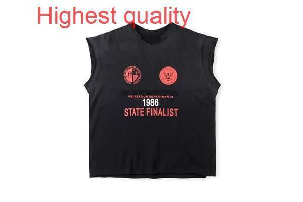 

sp5der 555555 cut sweatshirt vest sleevess vintage oversized t-shirt streetwear tee basketball tees heavy weight big tall high street man 1, White;black