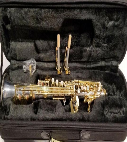 

jupiter soprano saxophone jss 1100sg nickel and gold high g key with two neck fast 6489335