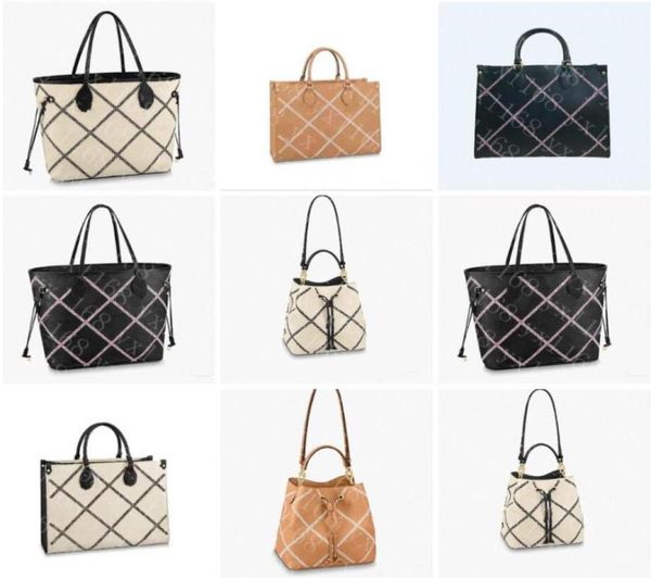 

totes onthego pochette empreinte broderies bags neonoe cross body tote handbag women shopping genuine leather shoulder bag4540995