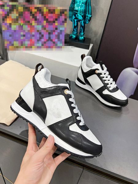 

new men's and women's designers casual shoes white leather sneakers classic style 0523, Black