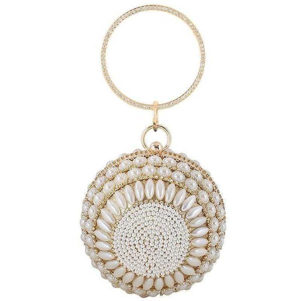 

dinner bag diamond womens handbag dress evening round banquet clutch