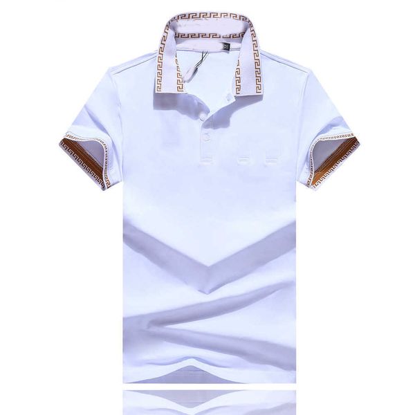 

italy men polo shirts fashion casual high street clothes mens shirt tees 00551, White;black