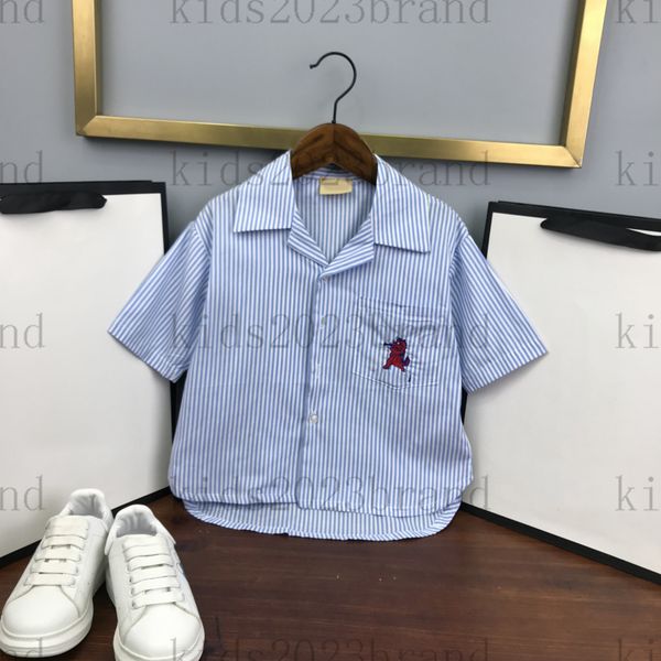 

children t-shirt online kids t shirts shirts wholesale stripe girls brand designer t shirts high end cotton tees round neck t-shirt fashion, Blue