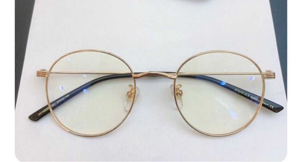 

sunglasses collectable fashionable circular small frame glasses for both men and women gg1045 can be matched with height, White;black