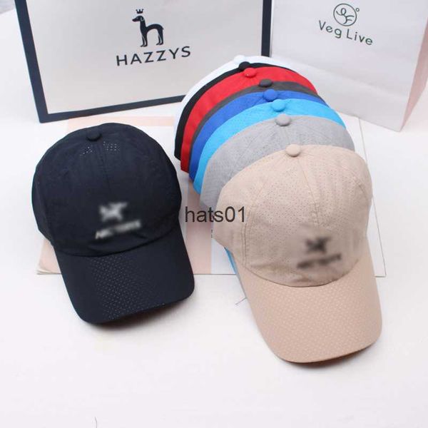 

fast drying baseball cap for export female big bird mesh breathable sports sunshade hat arc outdoor sports sunscreen hat male, Blue;gray