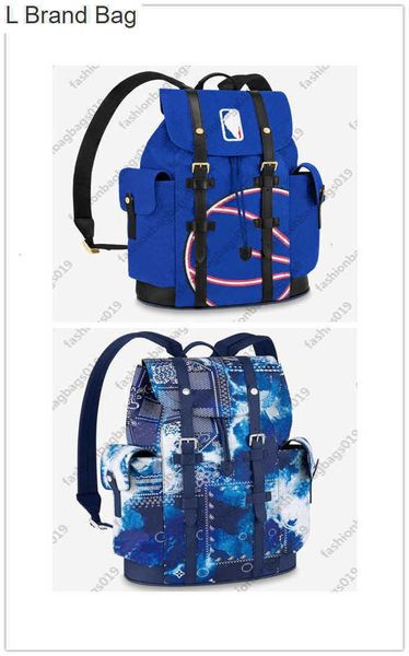 

l brand bag chriser backpack pm mens hiking luggage bags designer travel schoolbag epi eclipse knapsack m45617 m21104 m20554 n41379 m43735 m, Black