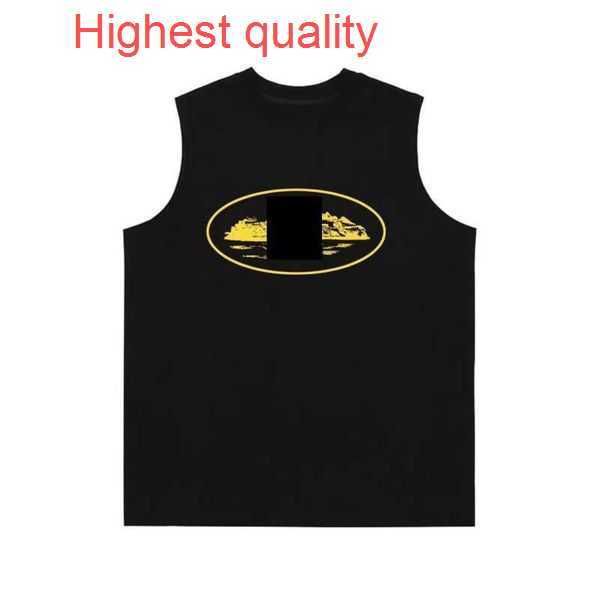 

designer t shirt corteizs american street hip hop letter print short sleeve t-shirt men's fashion brand summer loose round neck half 9, White;black