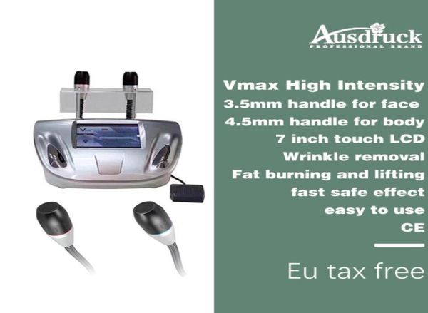 

vmax high intensity focused ultrasound hifu face lift body shaping machine9106355